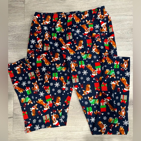 Time and Tru Christmas Pants Size 12-14 - Picture 1 of 2
